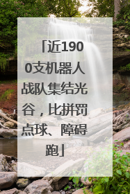 近1900支机器人战队集结光谷，比拼罚点球、障碍跑