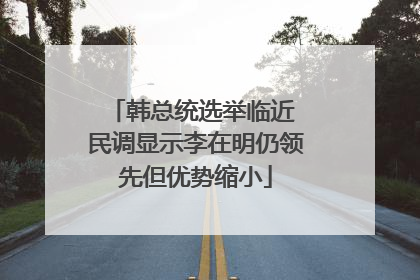 韩总统选举临近 民调显示李在明仍领先但优势缩小
