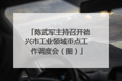 陈武军主持召开德兴市工业领域重点工作调度会（图）