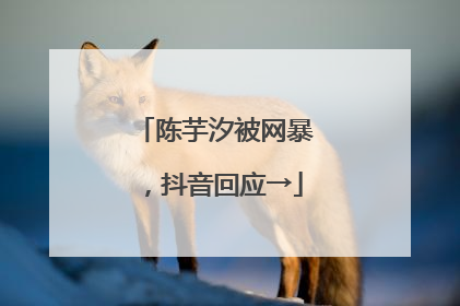 陈芋汐被网暴，抖音回应→