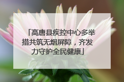 高唐县疾控中心多举措共筑无烟屏障，齐发力守护全民健康