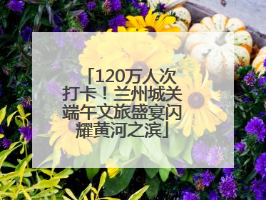 120万人次打卡！兰州城关端午文旅盛宴闪耀黄河之滨