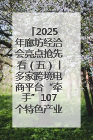 2025年廊坊经洽会亮点抢先看（五）丨多家跨境电商平台“牵手”107个特色产业集群