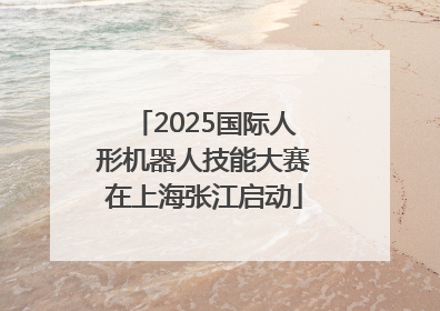 2025国际人形机器人技能大赛在上海张江启动